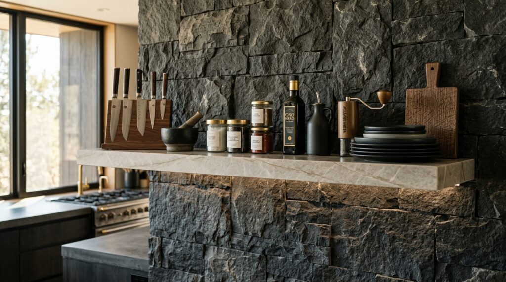 minimalist quartzite shelf dark … 202606082042