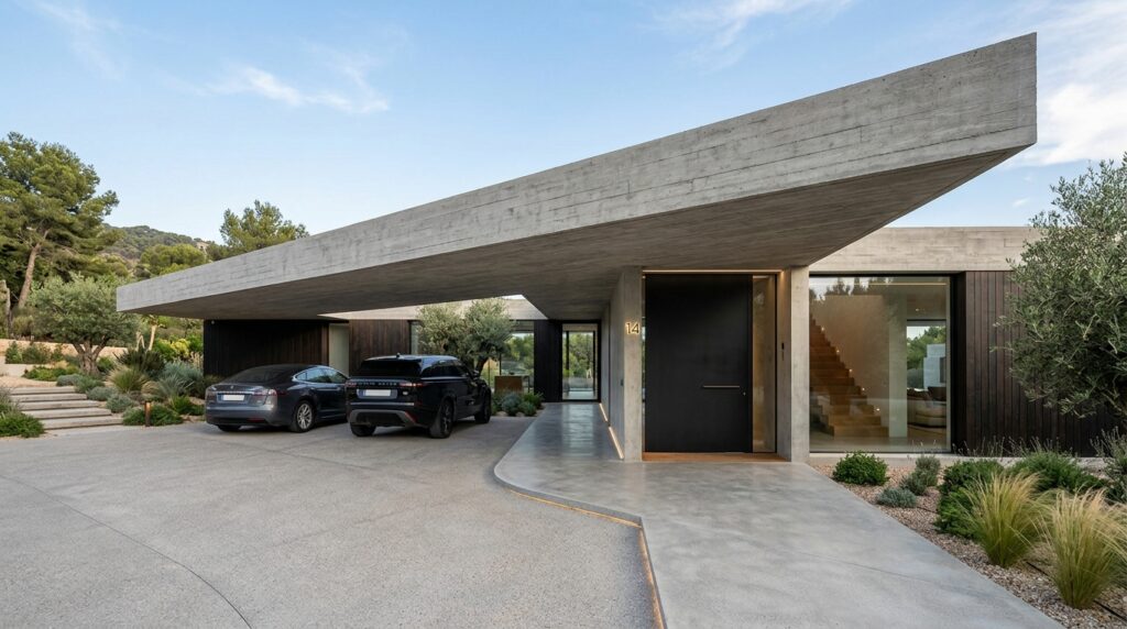 minimalist villa with concrete roof 202606160910