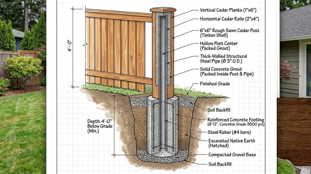 modern cedar privacy fence cutout 202606111500