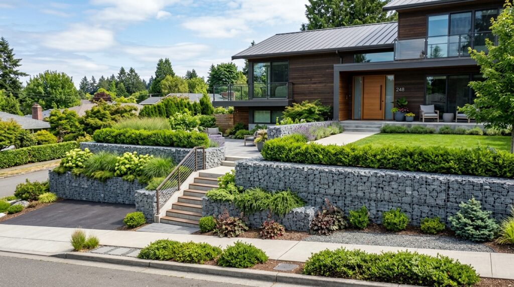 modern front yard retaining walls 202606042236
