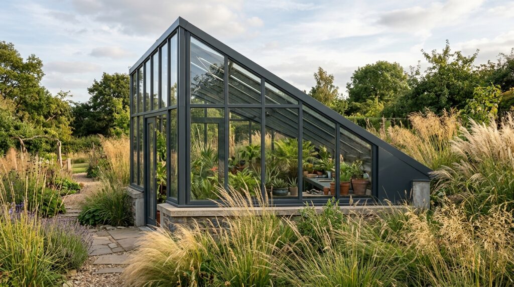 modern greenhouse with asymmetri… 202606131225