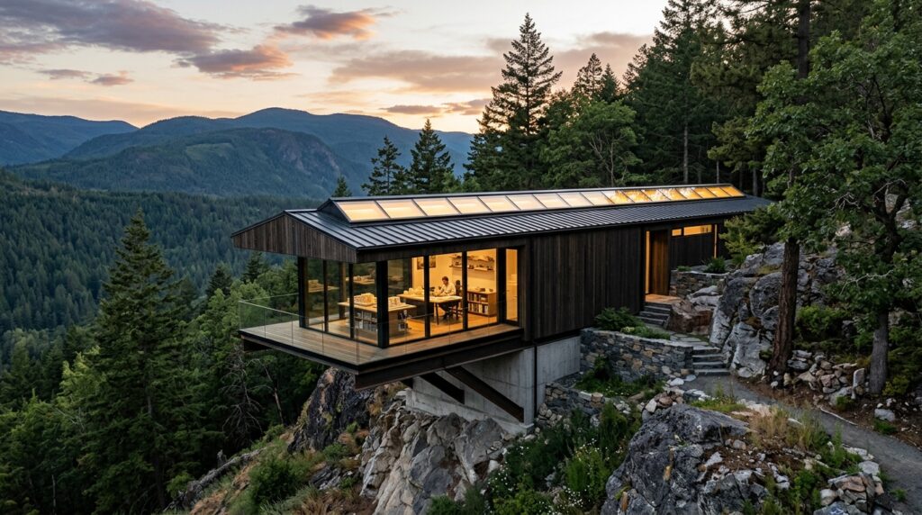 modern studio on rocky hillside 202606131008
