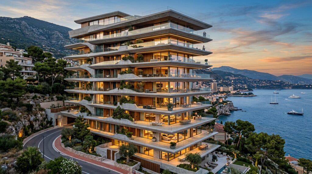 Cantilevered Balconies Wrapping Around Architectural Masterpieces multi level architecture with ca… 202606132108