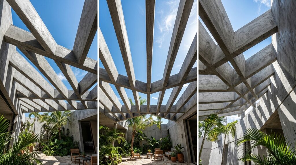 Modern Backyard Culinary Lounges Crafted for Ultra-Premium Hospitality open air roof screening sun 202606081859