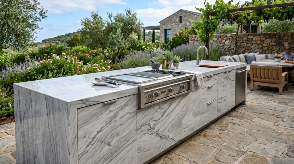 outdoor cooking island quartzite 202606100917