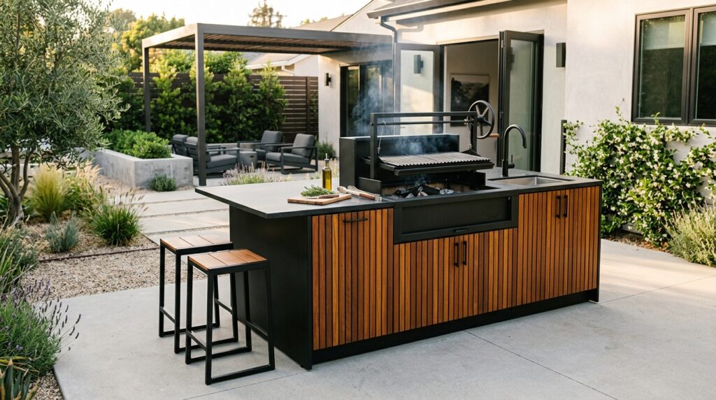 outdoor kitchen island asado grill 202606181356