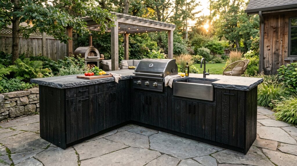 outdoor kitchen island shou sugi… 202606161400