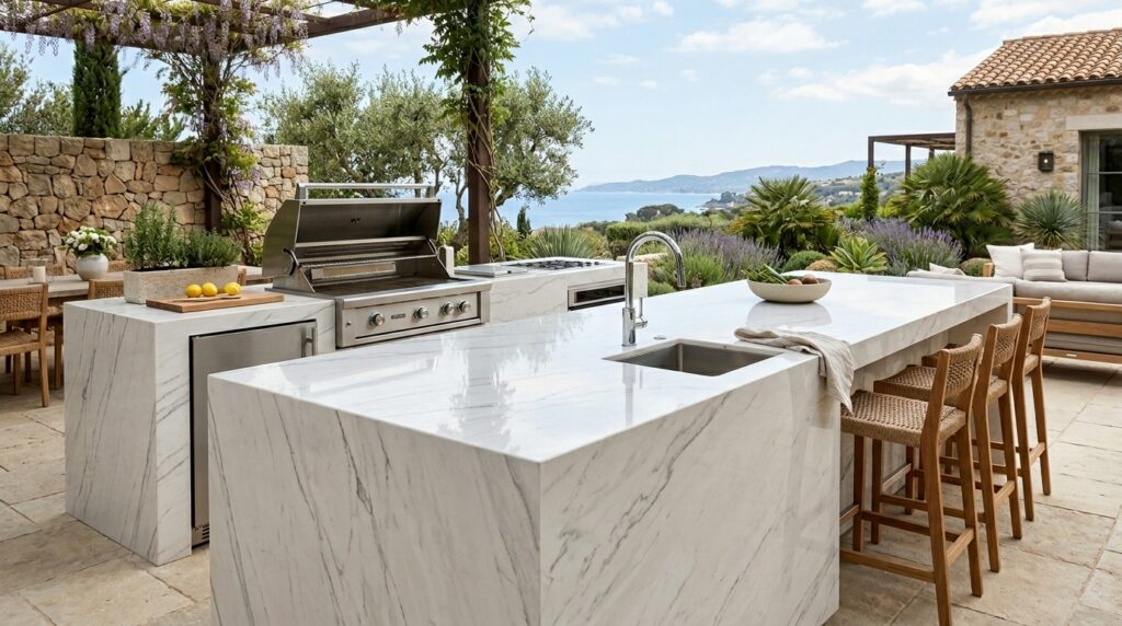 outdoor kitchen island white qua… 202606082033