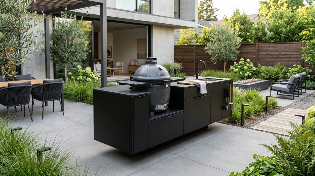 outdoor kitchen island with grill 202606180952