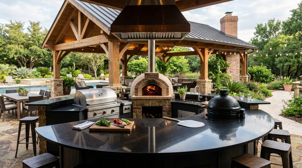outdoor kitchen pavilion with is… 202606181021