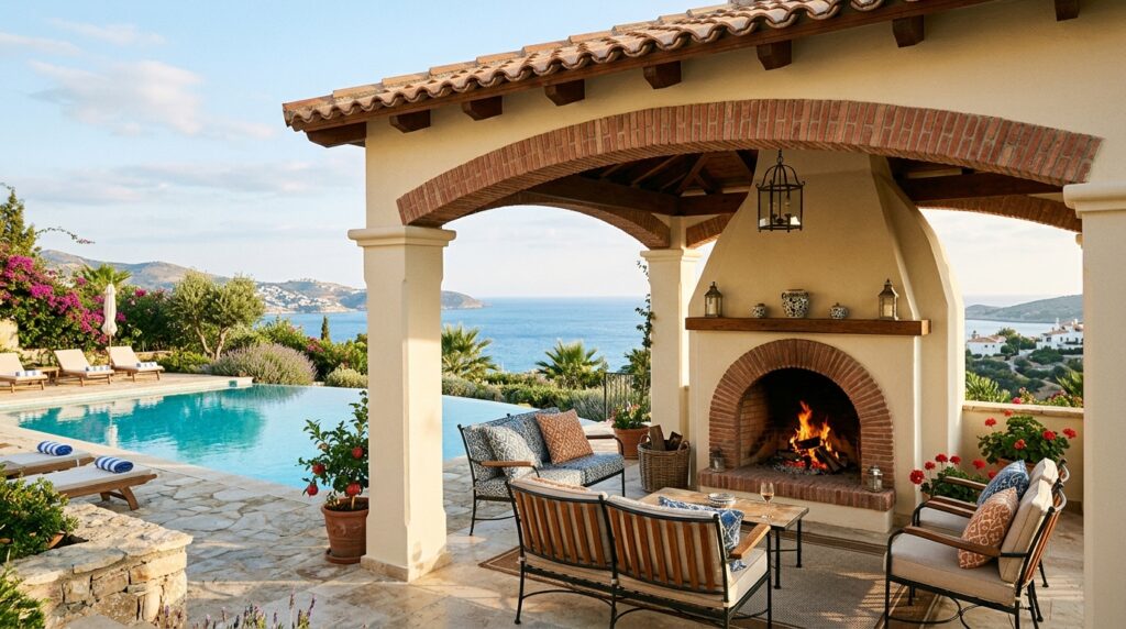 Ultimate Outdoor Entertaining Pavilions with Integrated Fireplaces outdoor pavilion with swimming pool 202606131203