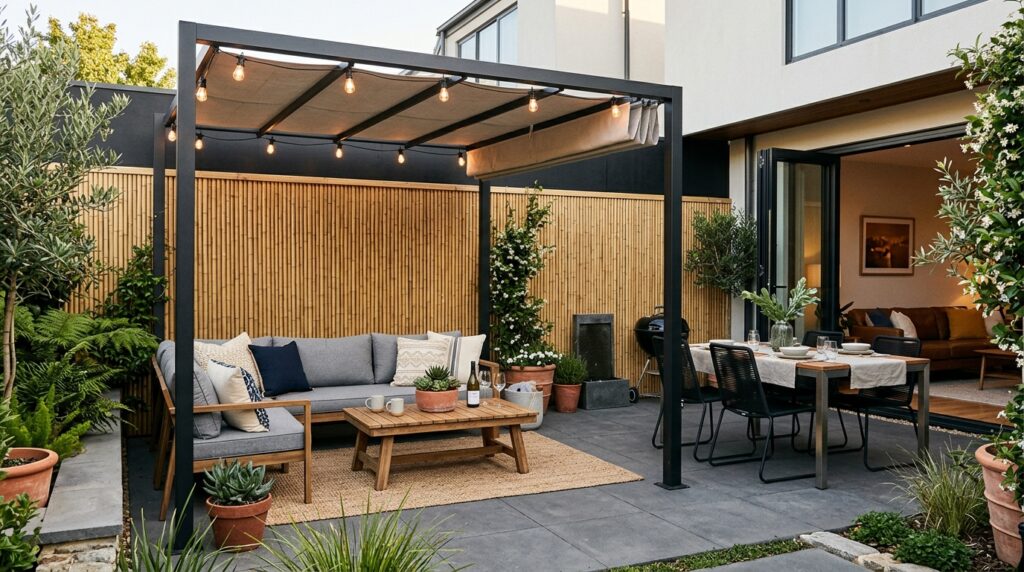 Bamboo Reed Screening Fences for Quick, Cost-Effective Privacy patio entertaining space bamboo … 202606112329