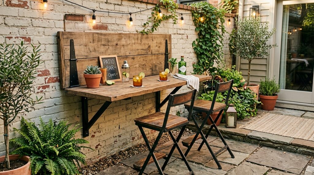 Modern Patio Gazebo Ideas For Luxury Outdoor Lounging patio layout wooden bar counter 202606062108