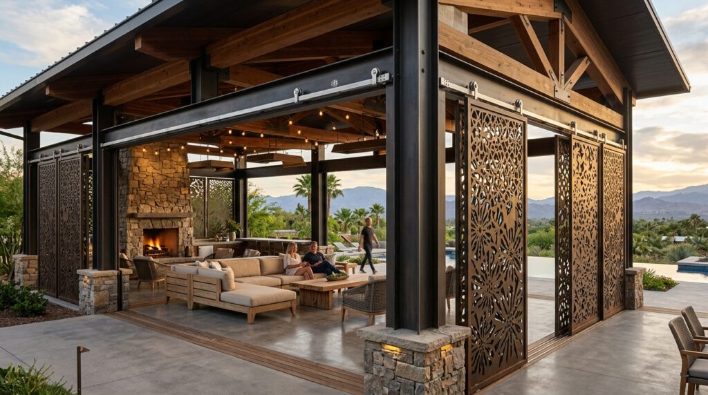 pavilion lounge with sliding panels 202606121155