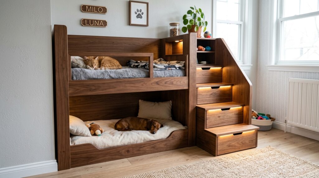 pet room with double decker bed 202606131121