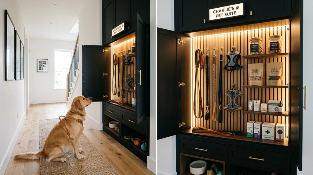 pet suite portal cabinetry backlit 202606131120