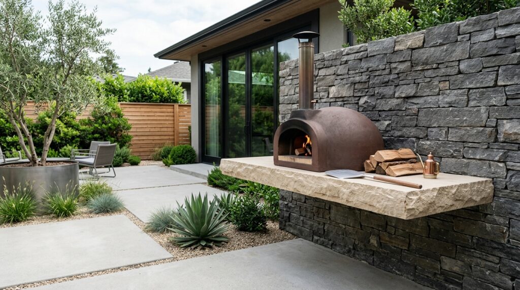 pizza oven on limestone shelf 202606171257
