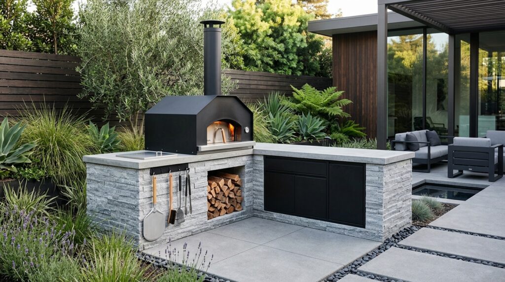 pizza oven station backyard 202606171224