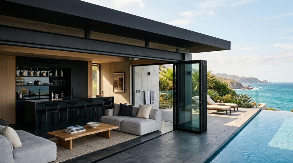pool house with open glass 202606132034