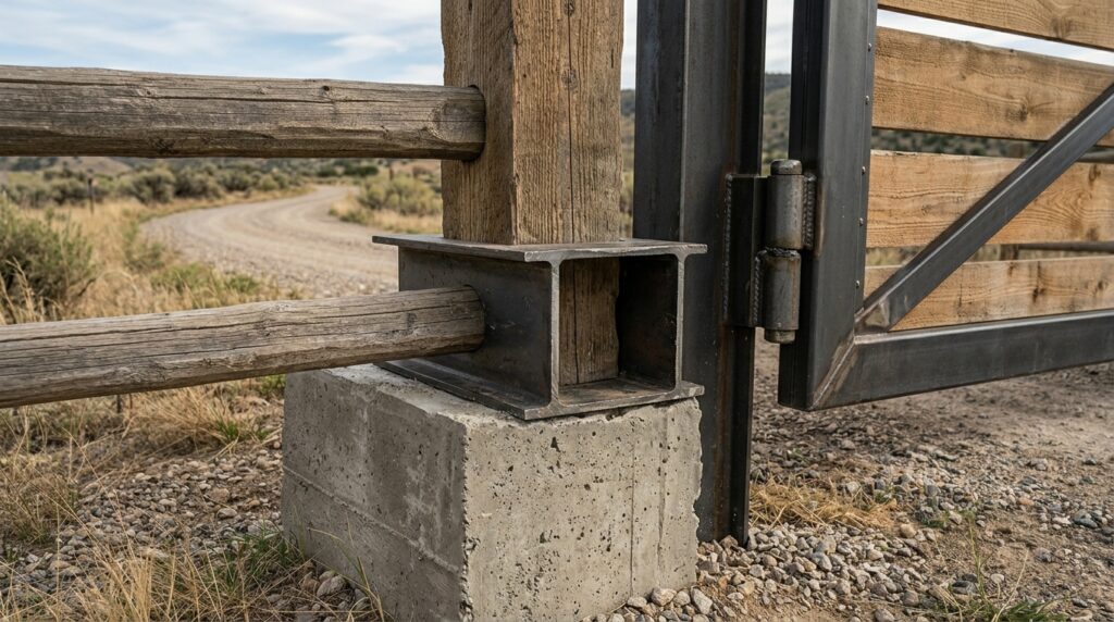 ranch gate entry connection detail 202606120358