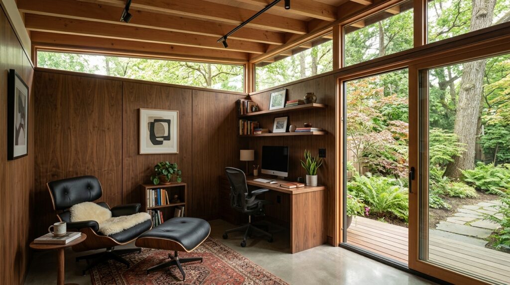 retro modern home office pod 202606132153