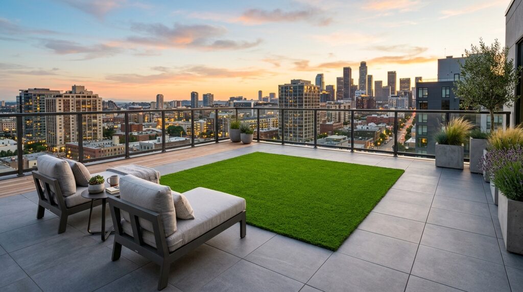 rooftop design with green turf 202606051134