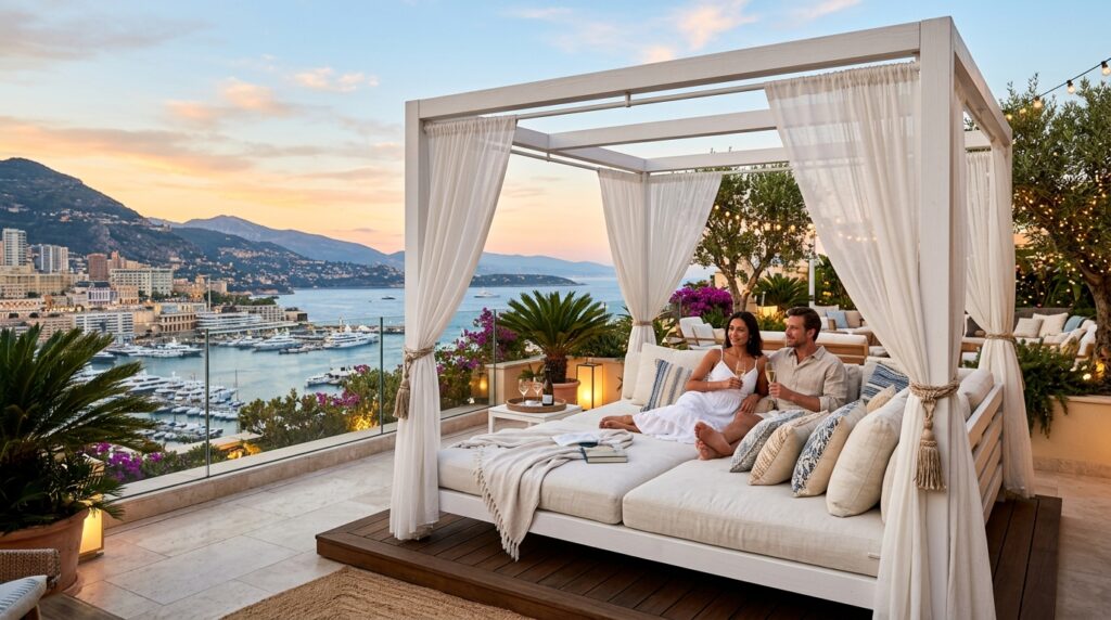 rooftop terrace daybed cabana 202606051144