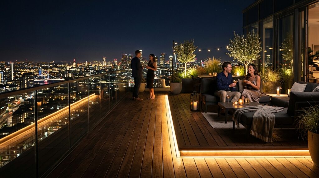 rooftop terrace with golden glow 202606051147