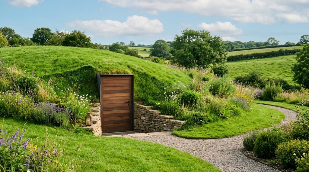 Hidden Utility Shed Layouts That Camouflage into Your Landscaping shed built into hillside 202606131138
