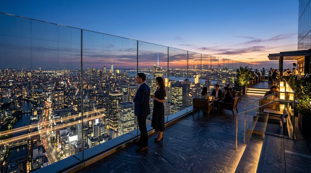 sky deck panoramic view dusk 202606071726