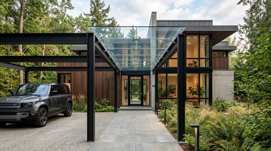 steel frame carport extends canopy 202606160915