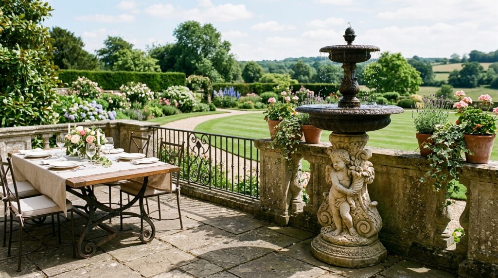 stone terrace overlooking garden… 202606101300