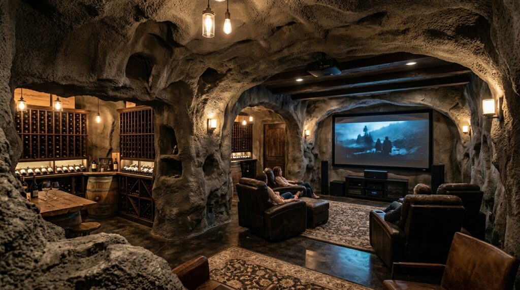 subterranean wine cellar cave like 202606131027