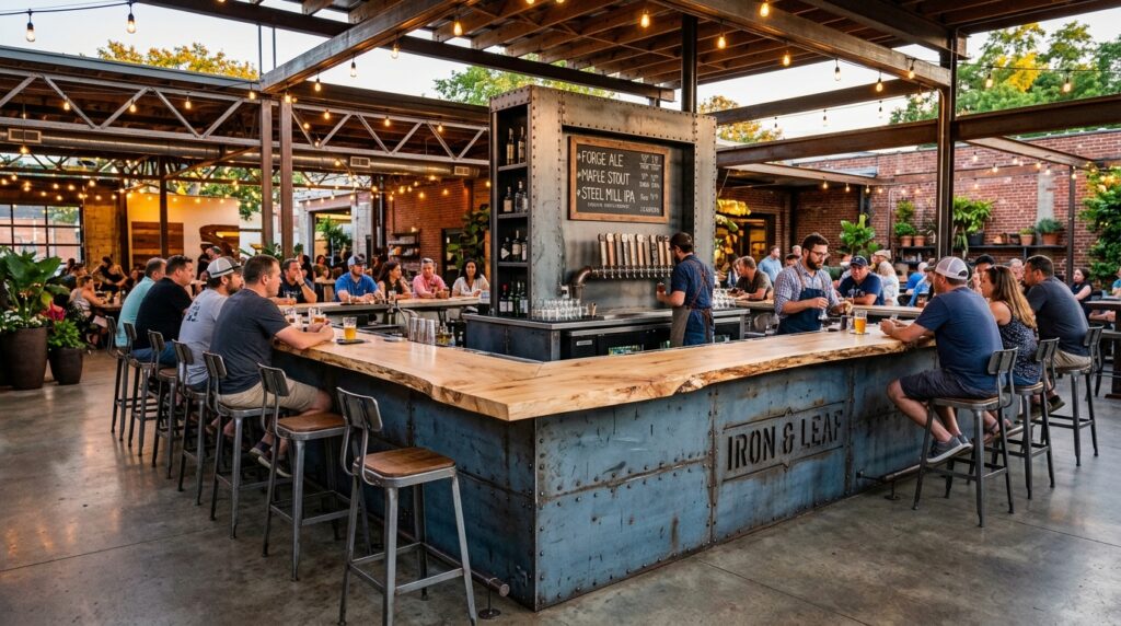 tavern bar with maple slab 202606172131