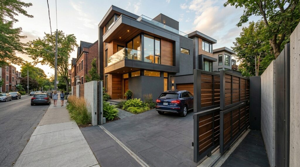 urban home driveway gate opens 202606120420