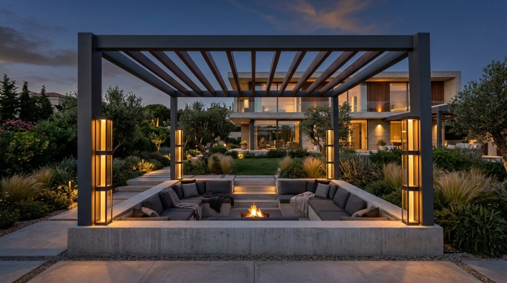 villa garden conversation pit pe… 202606102327