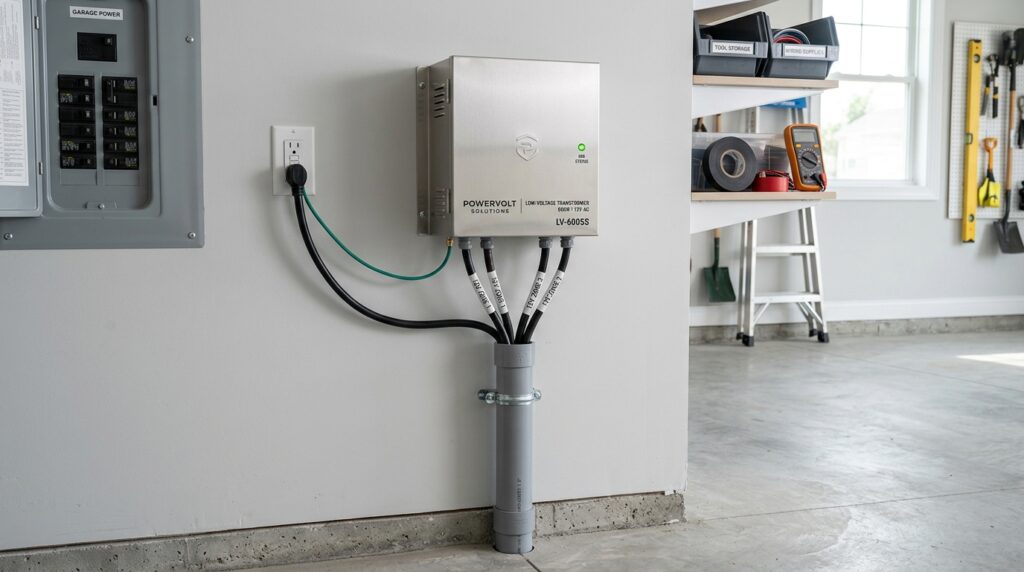 wall mounted transformer box cables 202606102340