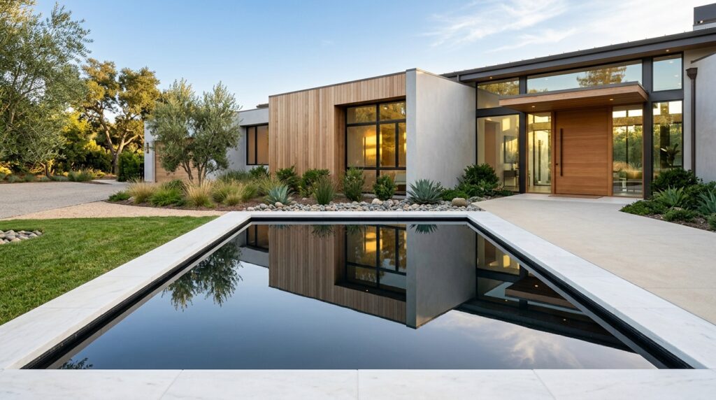 water feature reflecting facade 202606082142