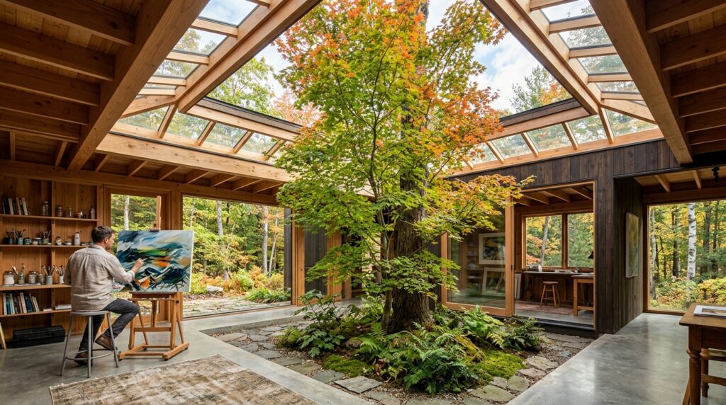 wooden art studio central courty… 202606131009